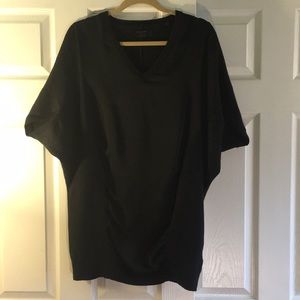 All Saints L Merino Wool Satin L Sweater Tunic